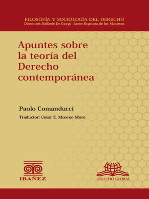 cover image of Apuntes sobre la teoría del derecho contemporánea